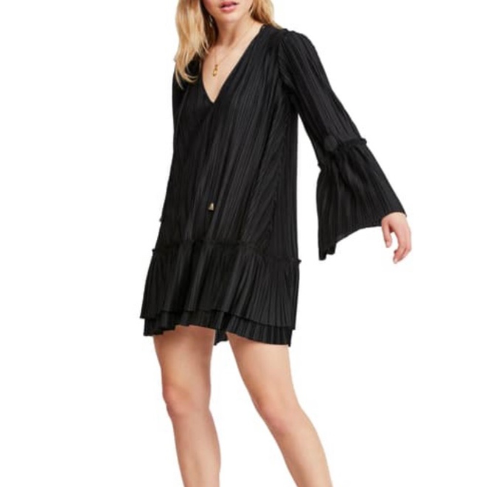 Free People Can’t Help It Plissé Mini Dress